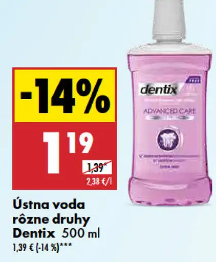 Dentix Ústna voda