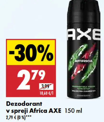 Axe Africa dezodorant sprej