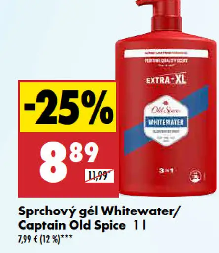 Old Spice Sprchový gél Whitewater/Captain