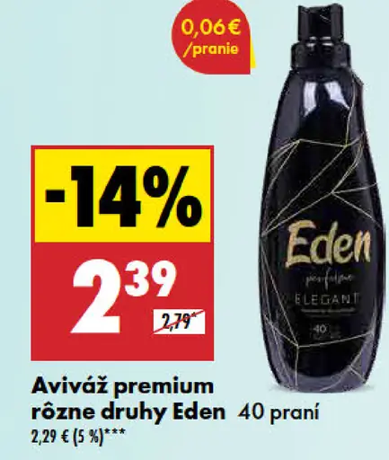 Eden Aviváž premium rôzne druhy