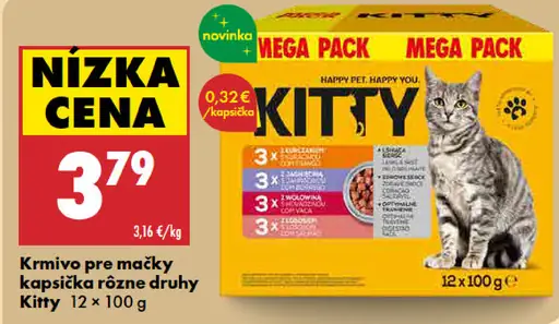 Kitty Krmivo pre mačky v konzervy