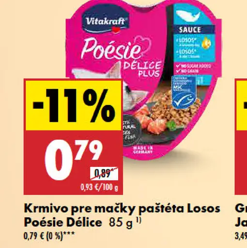 Vitakraft Krmivo pre mačky paštéta Poésie Délice