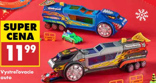 Elefun vystreľovacie auto