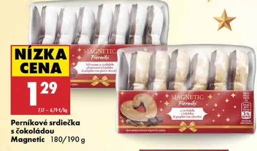 Magnetic Perníkové srdiečka s čokoládou