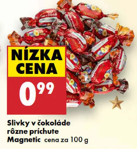 Magnetic Slivka v čokoláde