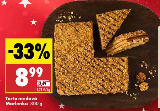 Marlenka Torta medová