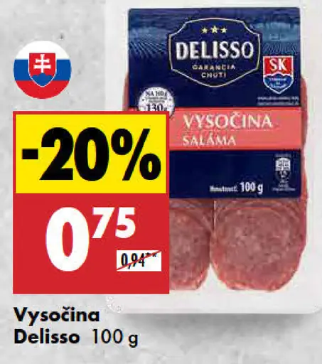 Delisso Vysočina saláma