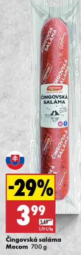 Mecom Čingovská saláma