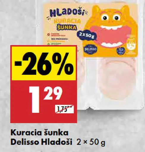 Delisso Hladoši Kuracia šunka
