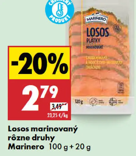 Marinero losos marínovaný