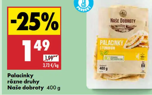 Naše dobroty Palacinky