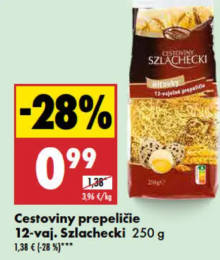 Szlachecki Cestoviny prepeličie 12-vaj.