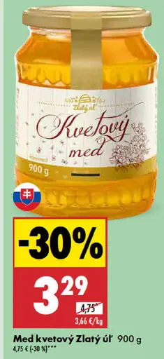 Zlatý úľ kvetový med