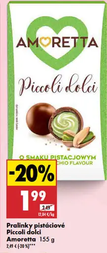 Amoretta pralinky pistáciové
