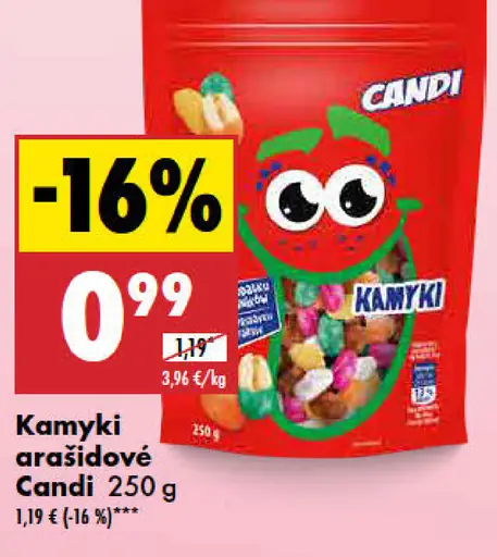 Candi Kamyki arašidové