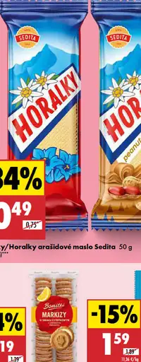 Sedita Horalky arašidové maslo