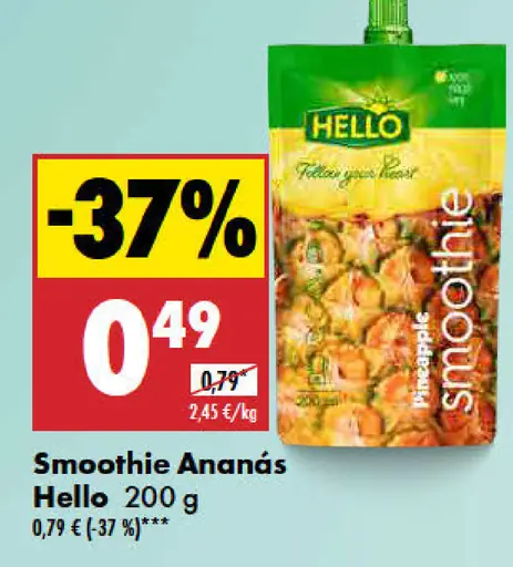Smoothie Ananás Hello