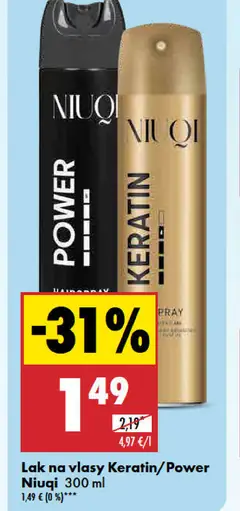 Lak na vlasy Keratin/Power