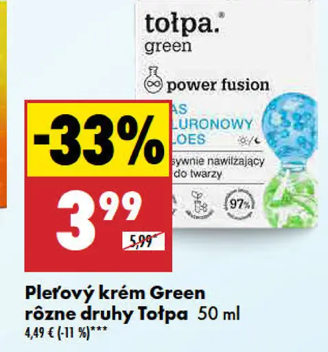 Pleťový krém Green