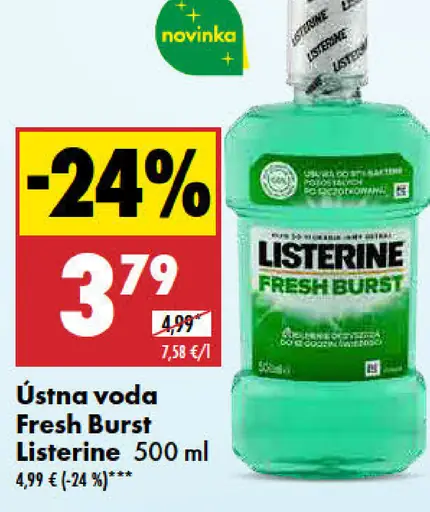 Listerine Fresh Burst ústna voda