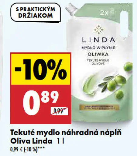 Linda tekuté mydlo náhradná náplň