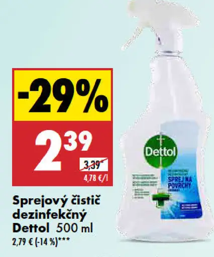 Dettol Sprejový čistič dezinfekčný