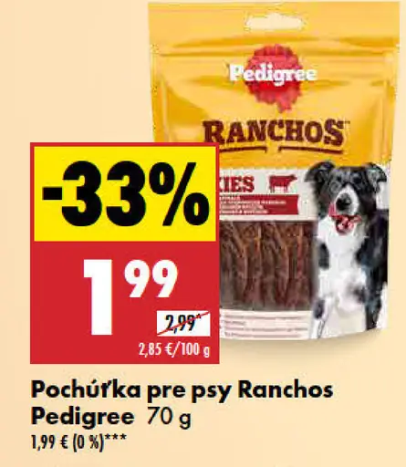 Pedigree Rancho Pochúťka pre psy
