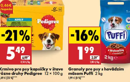 Pedigree Krmivo pre psy v šťave kapsičky