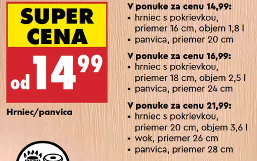 Smukee hrniec s pokrievkou, priemer 16 cm