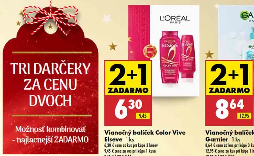 L’Oréal Elseve Color Vive vianočný balíček