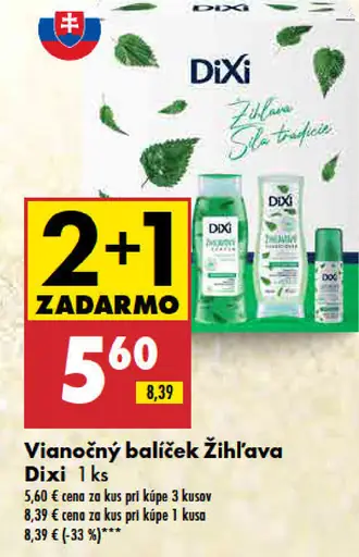 Dixi Vianočný balíček Žihľava