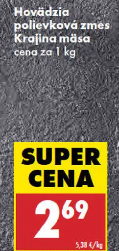 Krajina mäsa Hovädzia polievková zmes