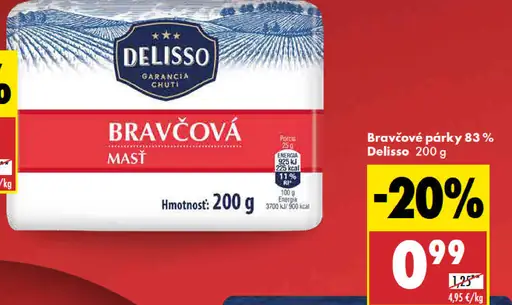 Delisso Bravčová masť