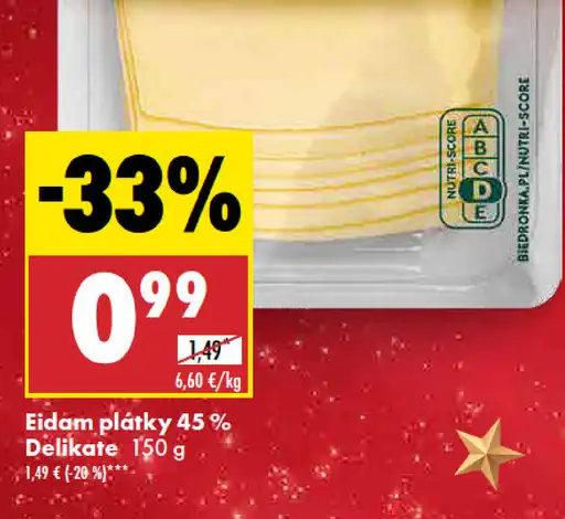 Delikate Eidam plátky