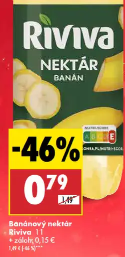 Riviva nektár banánový