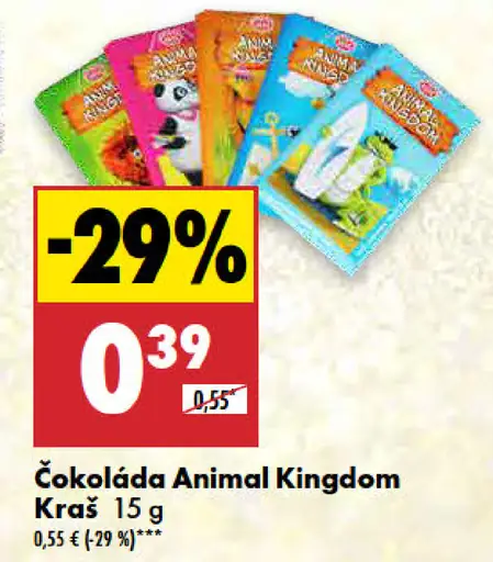 Kraš Čokoláda Animal Kingdom