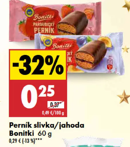Perník slivka/jahoda Boniki