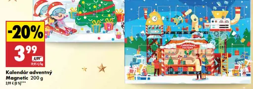 Magnetic Kalendár adventný