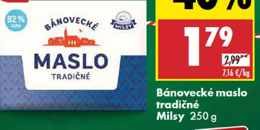 Bánovecké Maslo tradičné