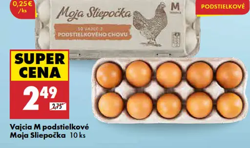 Moja Slepôčka Vajcia M podstielkové