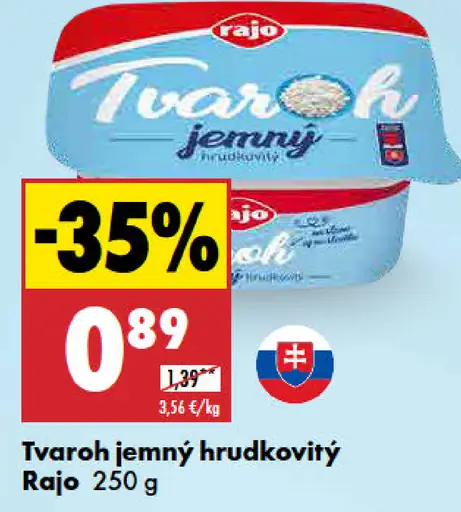 Rajo Tvaroh jemný hrudkovitý
