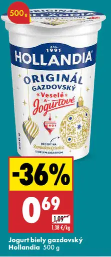 Hollandia Jogurt biely gazdovský