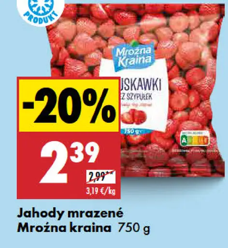 Mrožna kraina Jahody mrazené