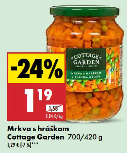 Cottage Garden Mrkva s hráškom