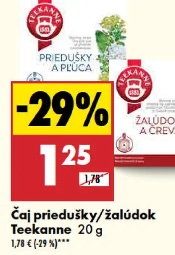 Teekanne čaj priedušky / žalúdok