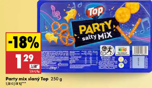 Party mix slaný Top
