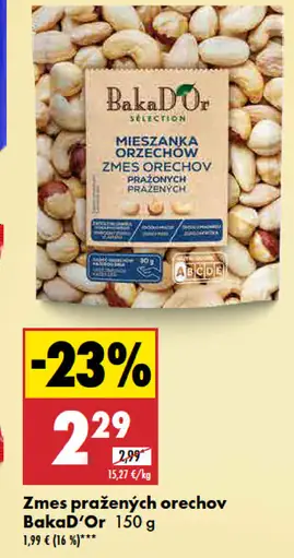 BakaD'Or Zmes pražených orechov