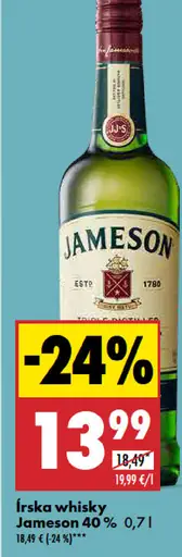 Jameson írská whisky