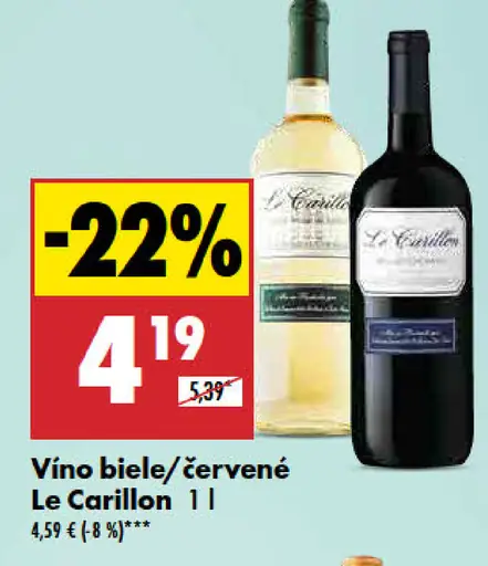 Le Carillon Vino biele/červené