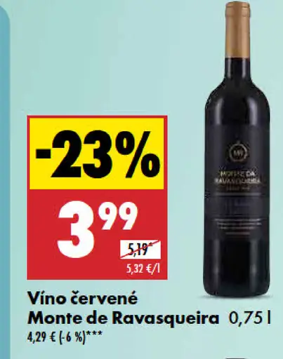 Monte de Ravasqueira Vino červené